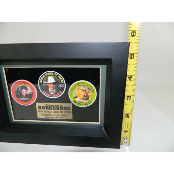 Binions 1999 World Series Poker Casino Chip Set Stu Ungar Johnny Moss B Binion - Picture 9 of 12